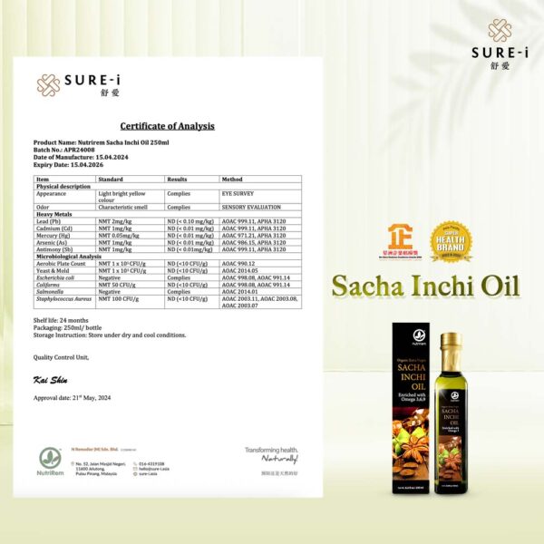 NutriRem Sacha Inchi Oil - Image 5